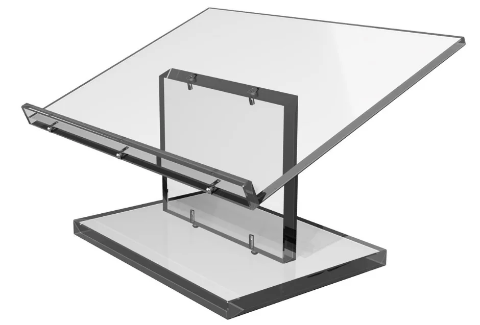 
Easy Assembly Tabletop Acrylic Podium Clear Acrylic Platform Acrylic Lectern 