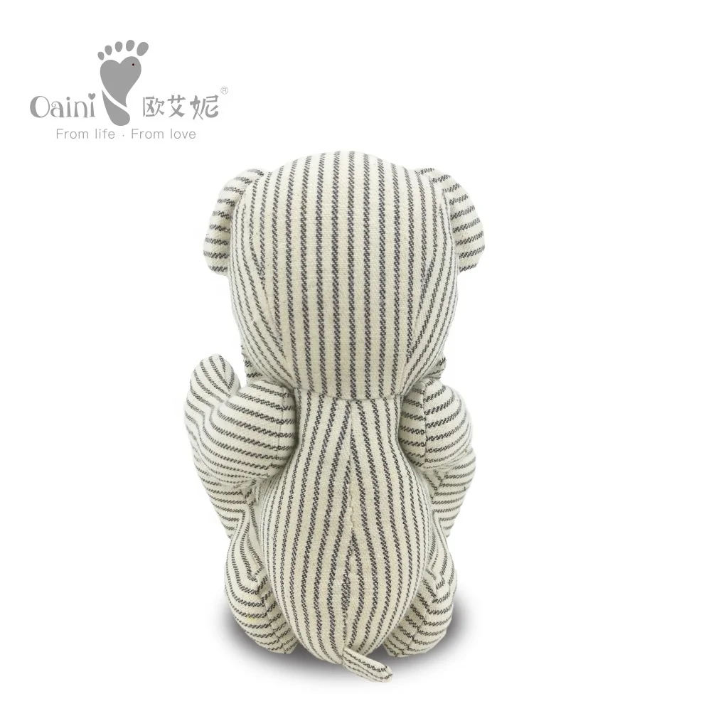 Source Factory Cloth Teddy Bear Toy Animal Big Striped Bear Skin Christmas Gift Joint Kids Bed Sleeping Toy Doll Plush Bear