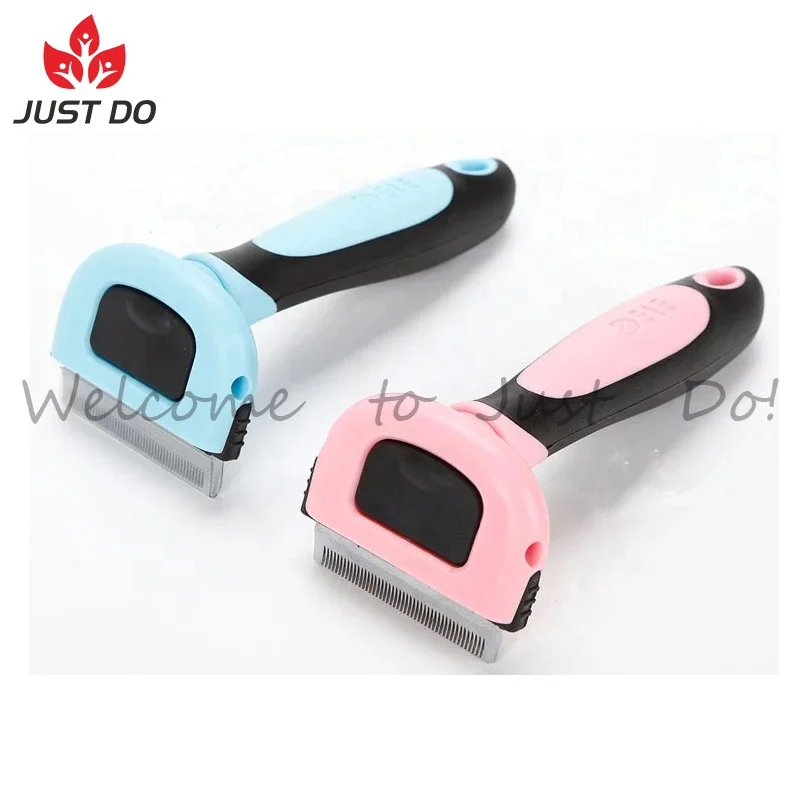 
Pet Deshedding Tool Grooming Brush For Dogs & Cats 