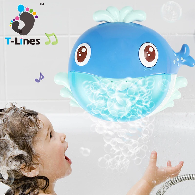 2019 plastic musical whale bubble bath toy for baby