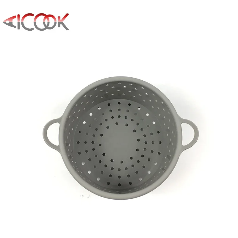 BPA Бесплатно Силиконовый мгновенный Пароварка с вешалкой