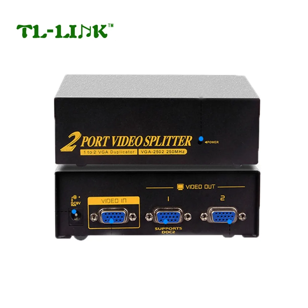 Высокое качество VGA конвертер 1 в 2 из для компьютера/проектор/Мониторы/ТВ