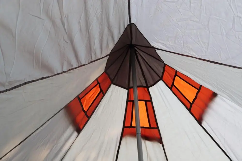 3m 4m coir matting 210D oxford fabric nylon polyester bell tent