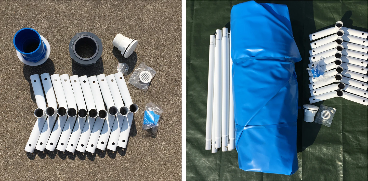 
Foldable PVC Tarpaulin Fish Farming Pond Tank 