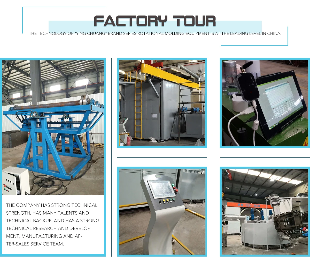 Ротоформовочная машина для производства больших пустотелых пластиковых ротационных формовочных машин