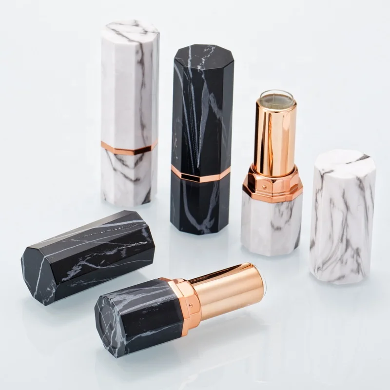 
Hot style marble lipstick tube, lipstick bottle packing material, 12.1mm 