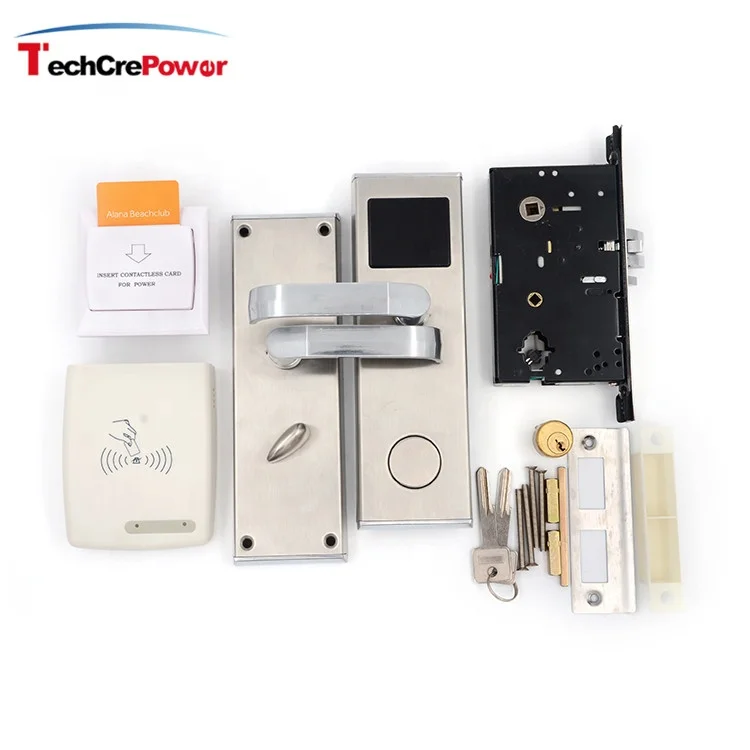 E100 low price smart anti-theft card reader hotel lock
