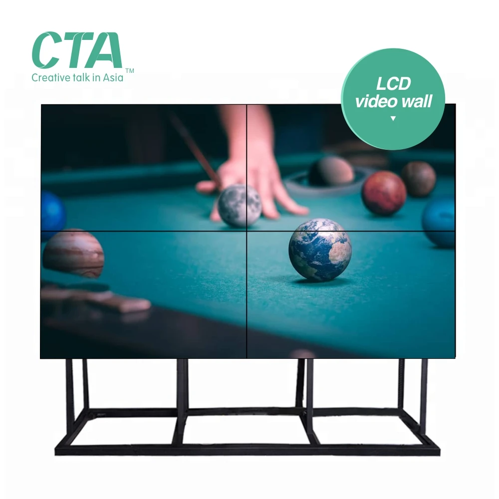 Simple solution 2x2 1x3 3x3 lcd video wall with controller