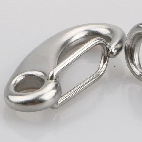 70 мм 304 лодочный морской из нержавеющей стали в форме яйца пружинные зажимы-Крючки быстросъемная карабиновая Пряжка скоба