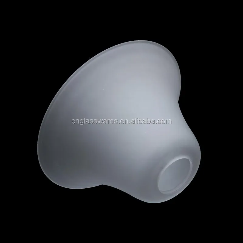 Supply Frosted White Bell Shaped Glass Ceiling Fan Lights Lamp Shade Diffuser