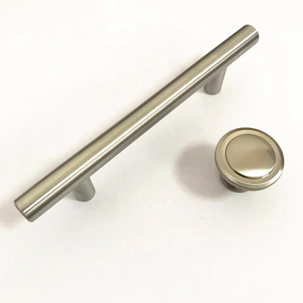 Furniture Hardware MEILV Stainless Steel Brush Living Room Kitchen Cabinet T Bar SS Pull Handle