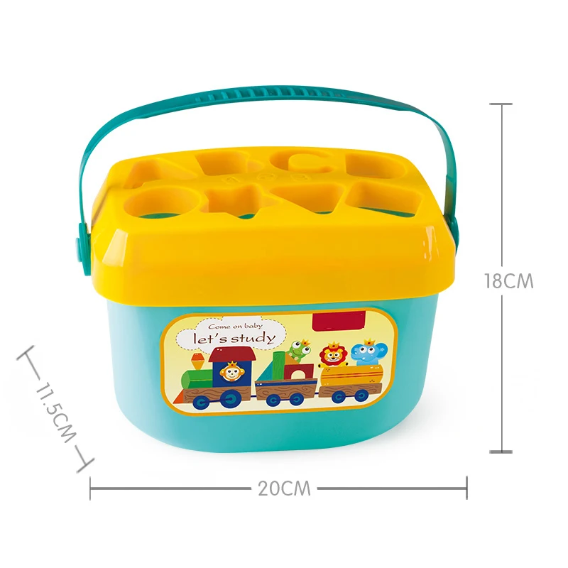 Baby First Blocks Colors &Shapes Matching Toy Children Educational Sorting Box Infants Toy