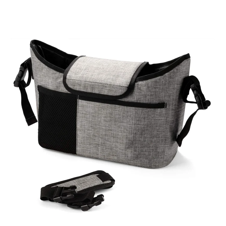 New Arrival Large Capacity Diaper Bag Double Layers Stroller Organizer with 2 Deep Cup Holder