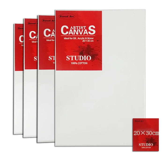 20x30cm canvas 1.6x2.5cm wood frame 280g pure cotton canvas