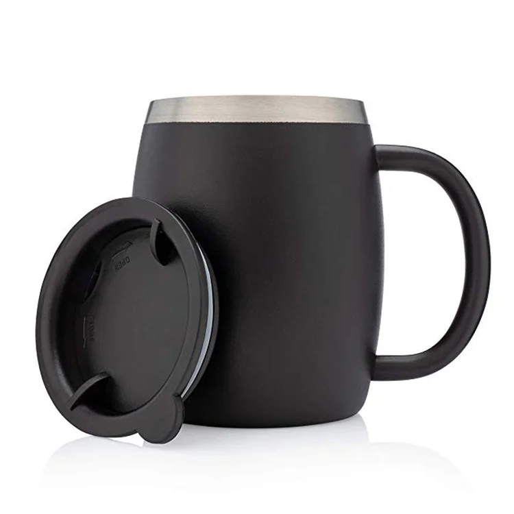 2021 hot selling 14oz  double wall stainless steel coffee mug travel , beer mug wholesale with lid for keeping coffee, beer