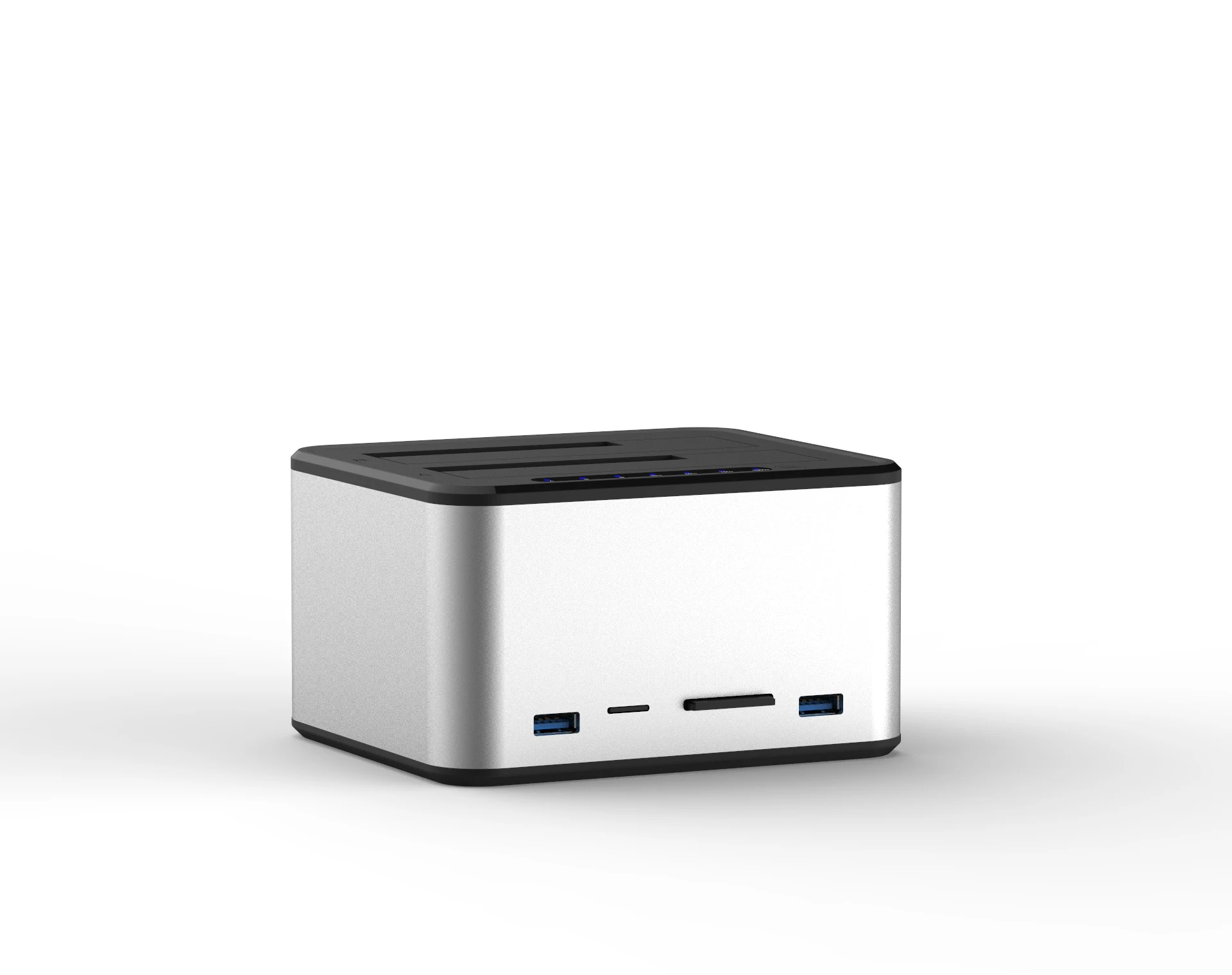 BLUEENDLESS алюминиевый alll в 1 dual-bay clone sata жесткий диск hdd док-станция драйвер с TF SD