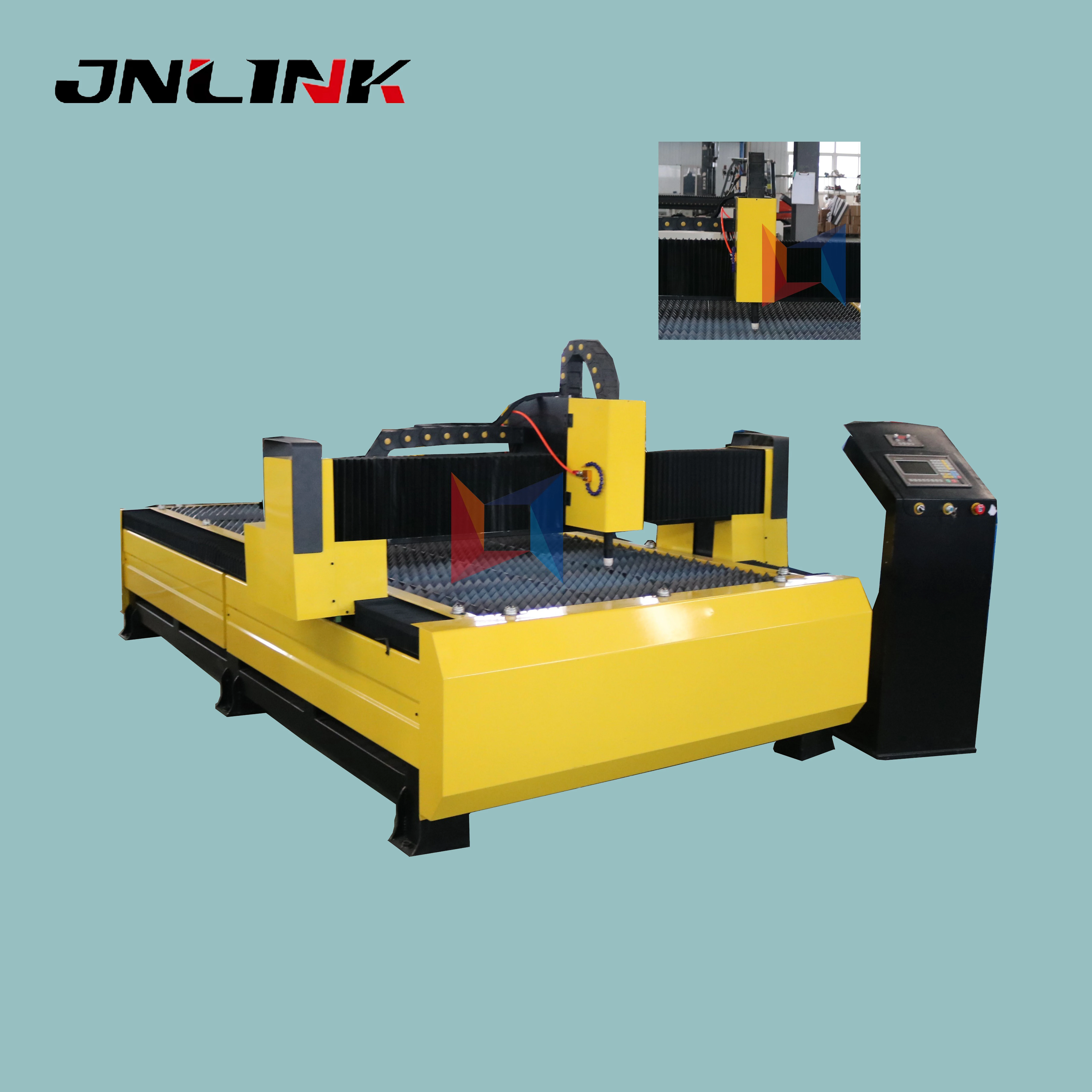 Factory price CNC plasma cutter 1325/metal pipe CNC plasma cutting machine 1530 Huayuan/USA plasma power supply