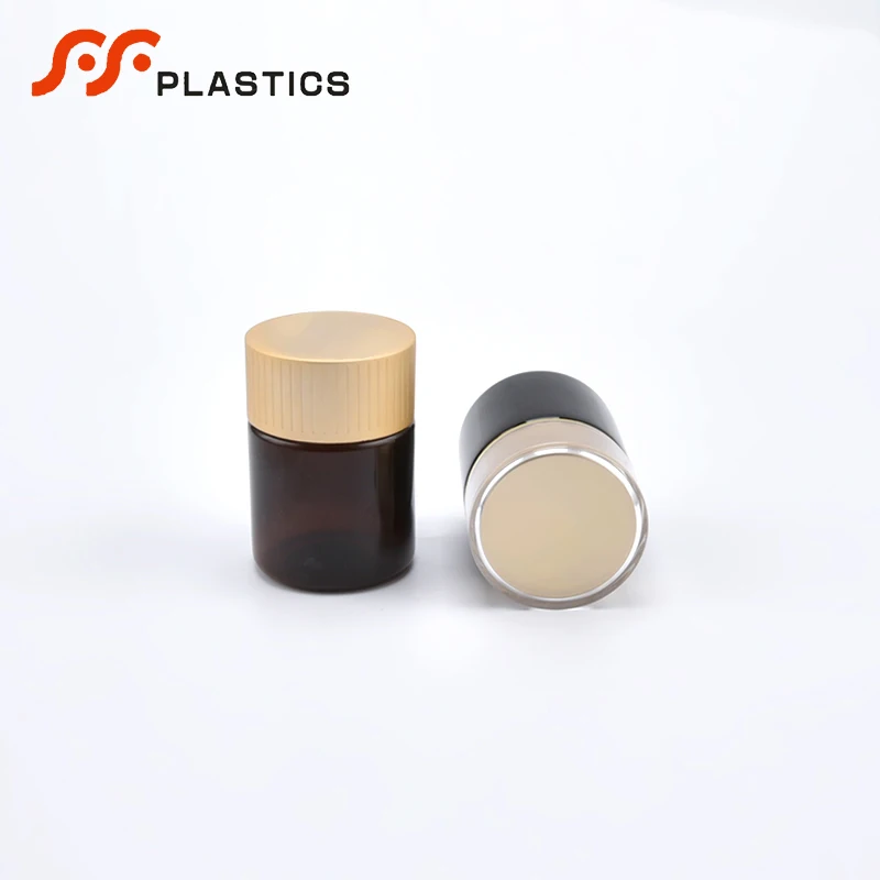 
Empty portable mini medical pill bottle plastic canister child proof supplement container safe seal medicine capsule jar bottle 
