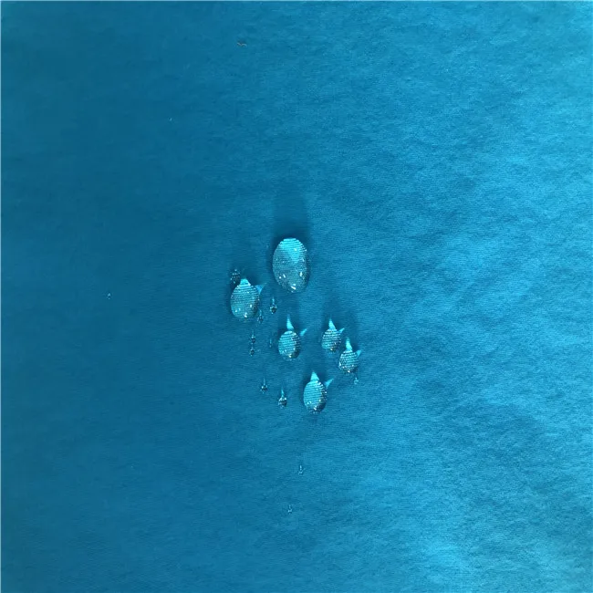 Laminated PTFE Breathable Milky quick dry PU Coated Waterproof  waterproof full dull nylon taslon fabric