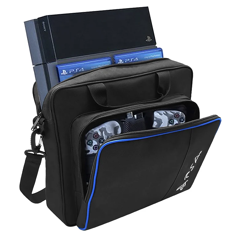 
New design carrying travel PS4 shoulder bag for PS4 Slim Console Pro games controller accessories 
