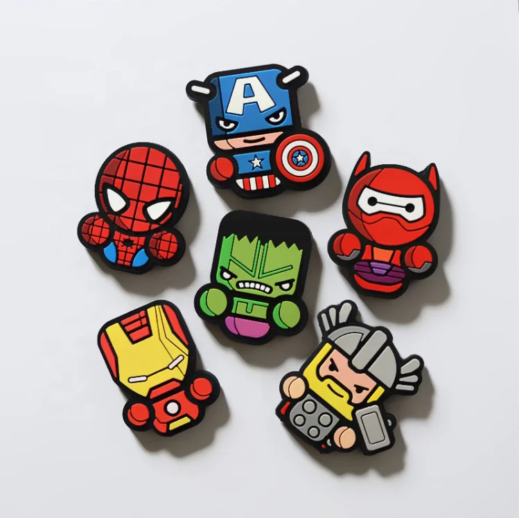 High quality soft PVC Marvel Heroes fridge magnet