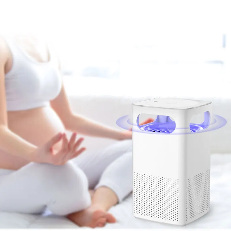 
USB Powered UV LED Photocatalyst Fly Bug Mosquito Killer Trap Lamp and Quiet Fan Inhaler to Physically Kill Fly 