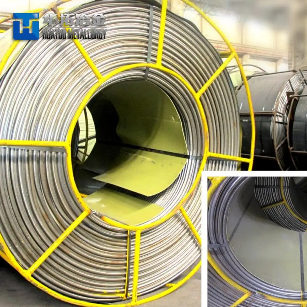 2023 Hot Sale Manufacturing Calcium Ferro alloy/Ca Fe Cored Wire With Best Price