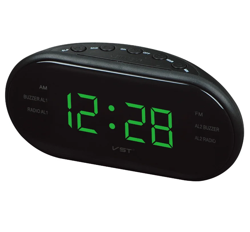Home and outdoor multifunctional 1.2' LED Display Alarm Digital Am/Fm Radio Clock