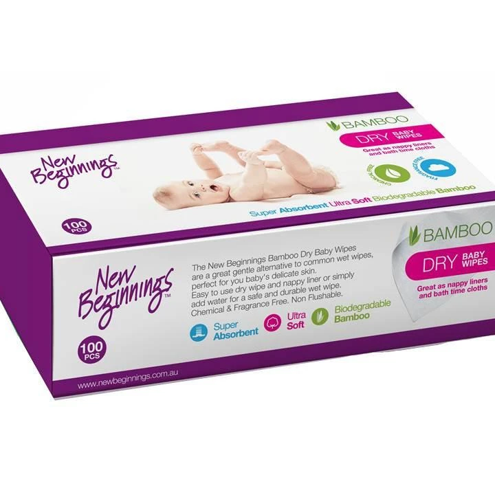 Бамбуковая коробка для сухих салфеток, 100 без химических веществ и запаха, безопасная и прочная салфетка