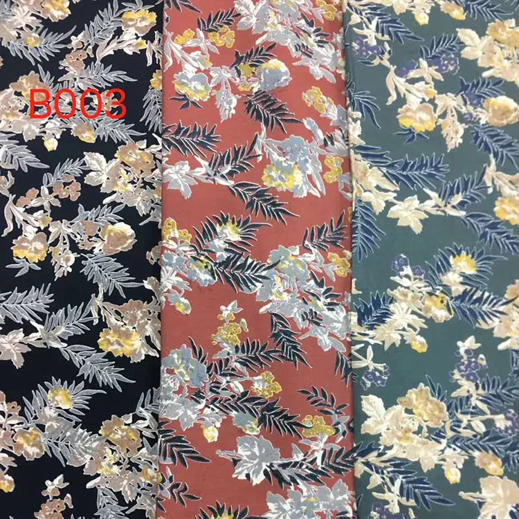 African style fashion woven rayon nylon custom summer print fabric for dress