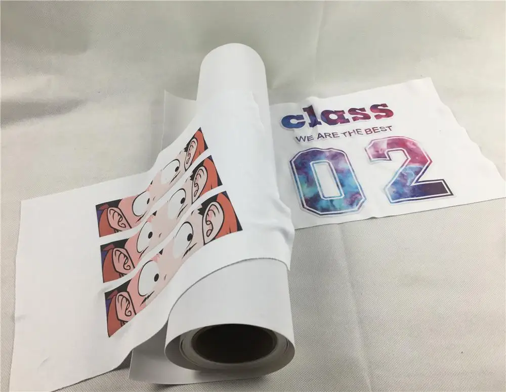 Sublimation printable flock for t shirt print and cut with Roland BN20 printer