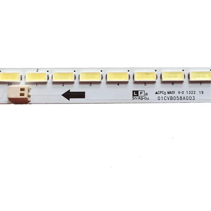 led backlight FOR  LK695D3LA18 Article lamp 01CVB058A002 QPWBL0028GPZZ 01CVB058A003 GA0393 1piece=64LED 514MM