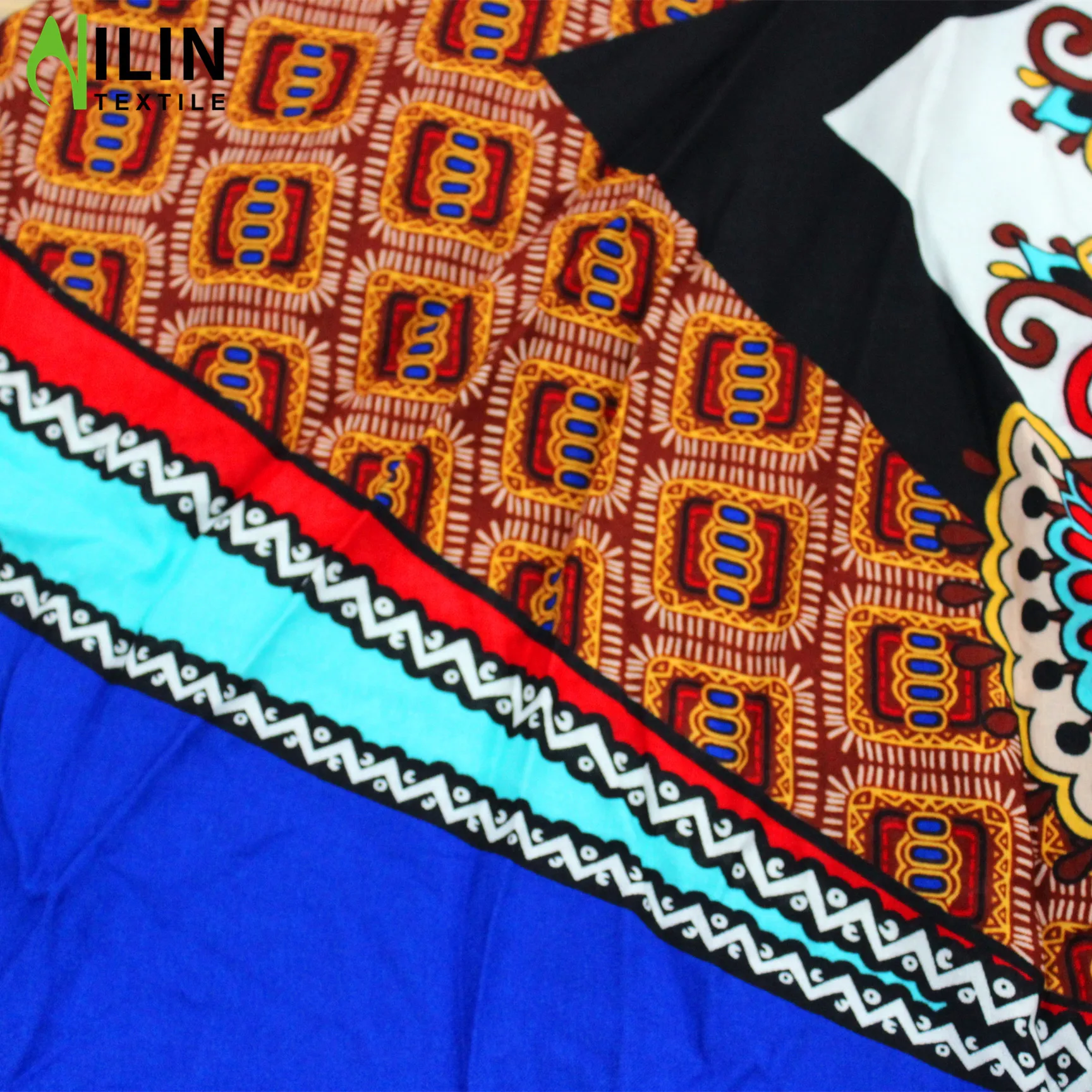 Wholesale 100% rayon rayon challis fabric digital printing for dress