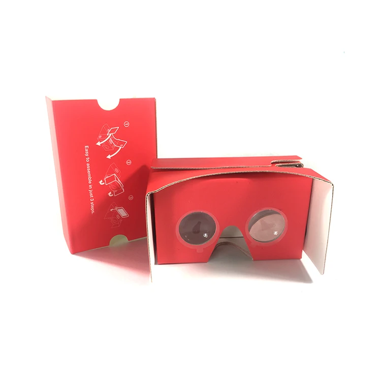 
3D VR Headset 2.0 Virtual Reality Glasses Customized Made VR Cardboard 3D Glasses Cardboard V2 &nbsp;&nbsp;&nbsp;