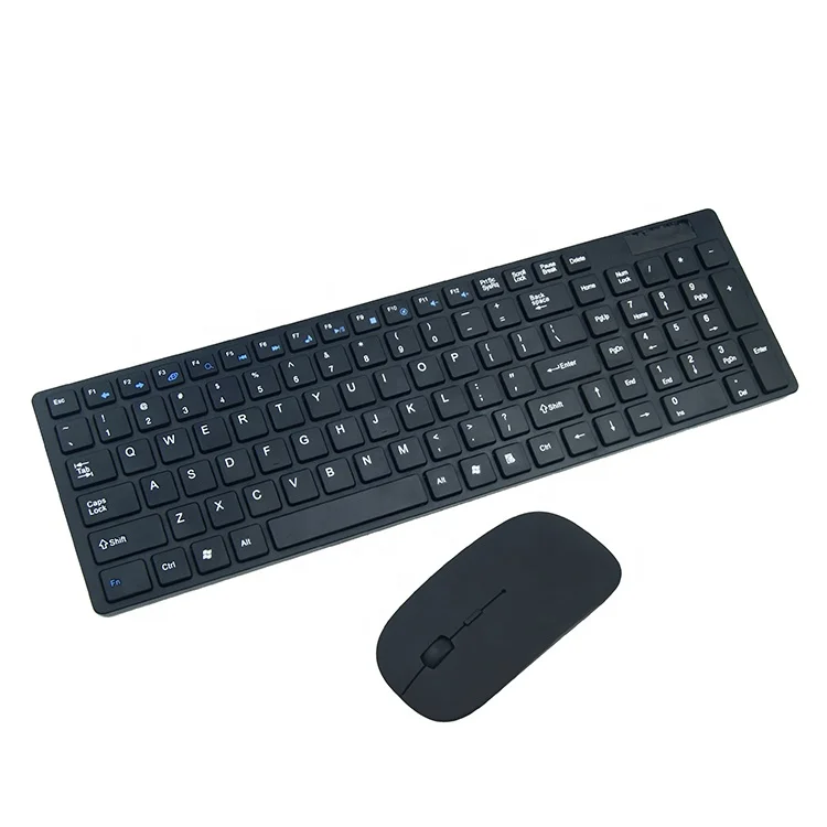 High quality 2.4G wireless mouse and keyboard combo with multimedia function