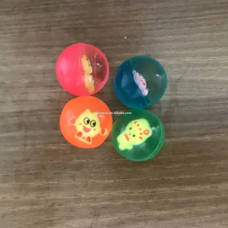 factory wholesale rubber bouncy balls new design soft hard wholesale multi-colored small vending machine ball for kids