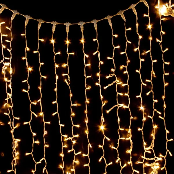 Waterfall/snowfall led curtain light for christmas holiday or wedding or party use