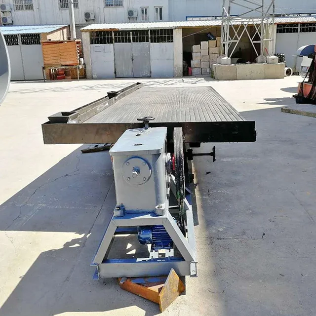 High Recovery 6s Shaking Table Best Price Gold Ore Vibrating Table for Sale from China