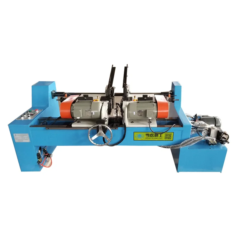 XS-50 hydraulic double head chamfering machine for metal pipe CNC automatic deburring machine