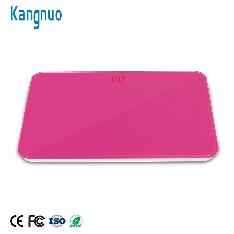 Hot Selling Products LED Display 5MM Tempered Glass Rectangle Bathroom Scale