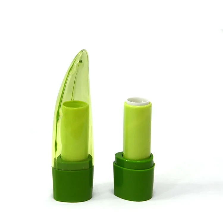 
Hot Sale Empty Aloe Shape Tube of Lipstick 
