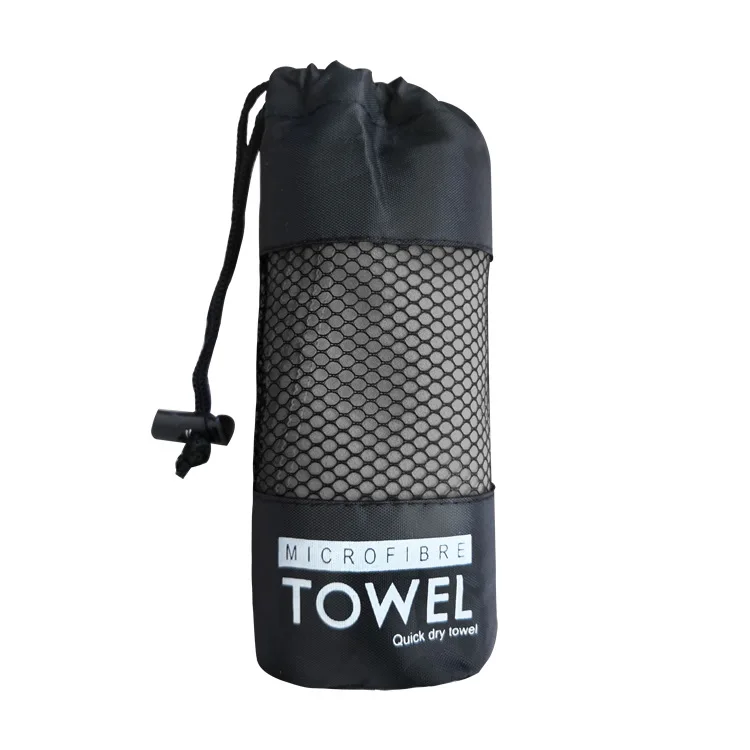 High Water Absorb Microfiber beach bath towels with net bags
