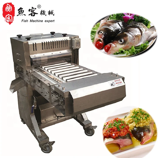 Tilapia Fish Cutting Machine Electric Cod Saury Head Cutter for sale in usa Auto fish processing machine