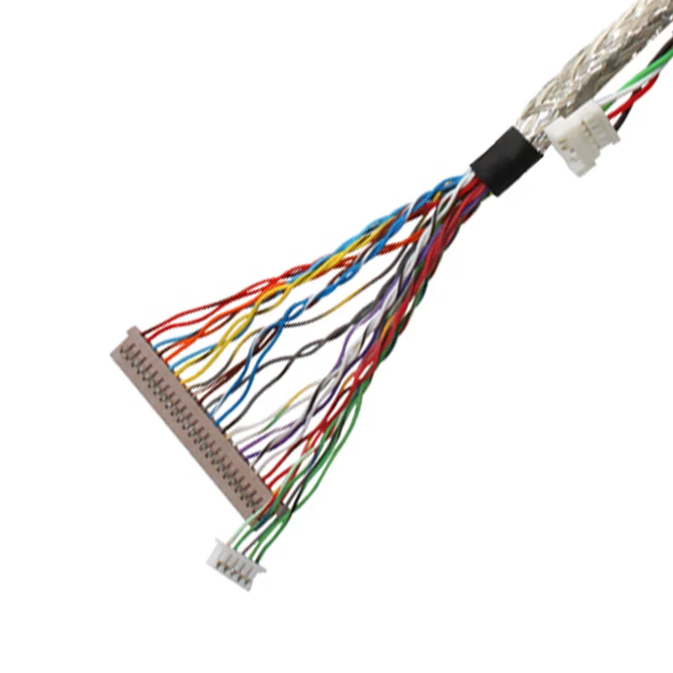 Professional Custom 6 Pin Wire Extension Df13 40ds 1.25c 10.1 Lcd Panel Lvds To cable Adapter Motherboard