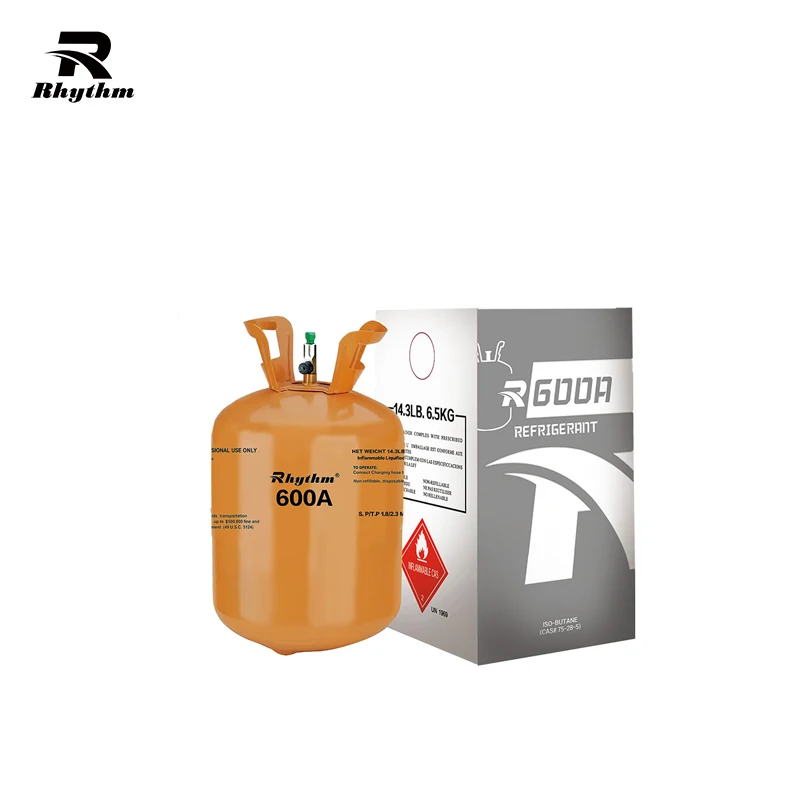 Чистый хладагент газа R600a с одноразовых баллонов