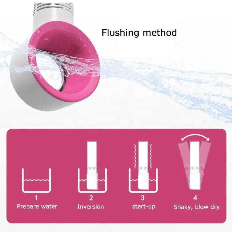 
2019 New Design Portable Mini Rechargeable USB Electric Hand Bladeless Fan 