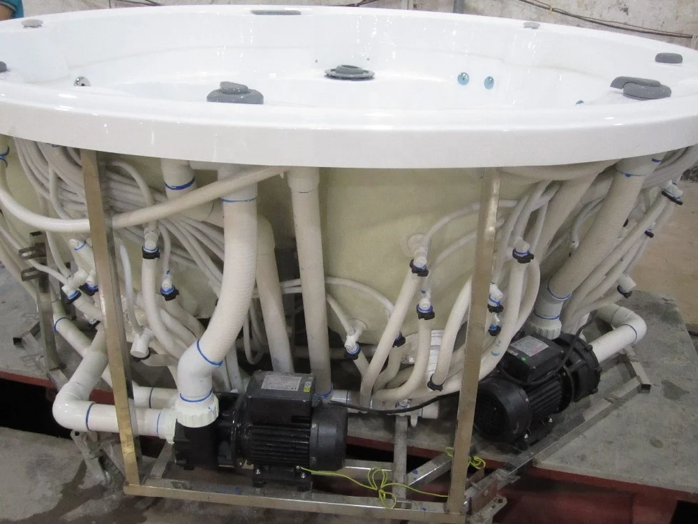 Good quality massage wooden barrel bathtub whirlpool spa with price