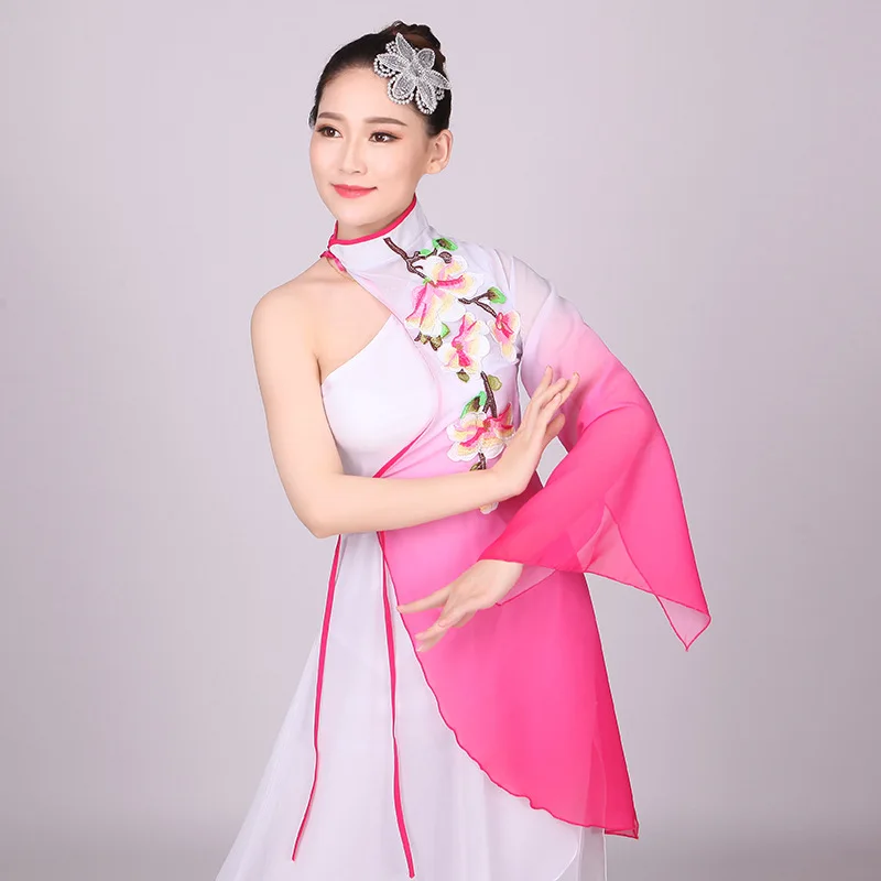 2019 New National Dance Performance Wear Classic Adult Female Elegant Chinese Folk Costume
