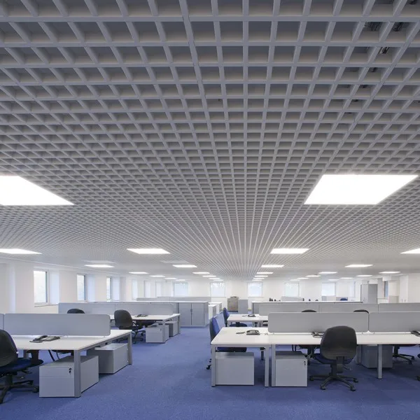 Black Grid Ceiling Decoration For Store Office Building Ceilings