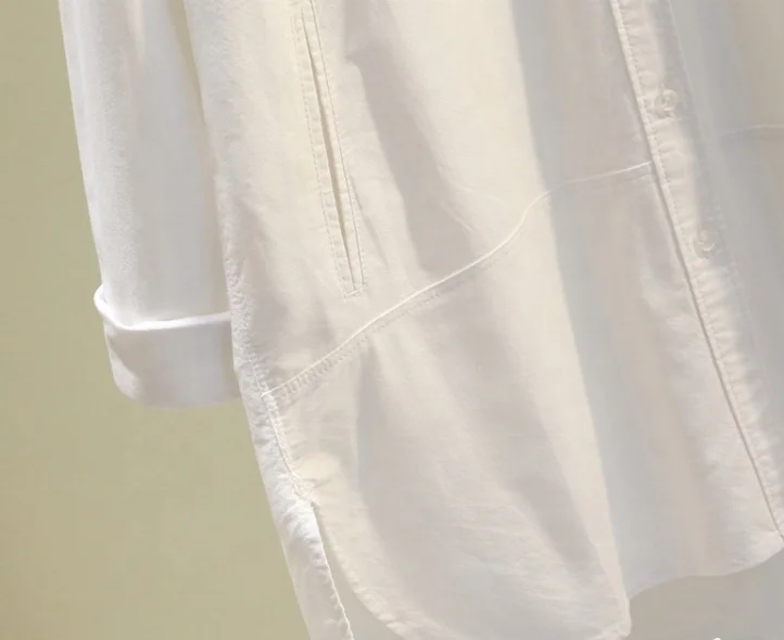 Европейская и американская мода с одним карманом на пуговицах Новинка весна-лето 2019 литературная свободная ленивая рубашка